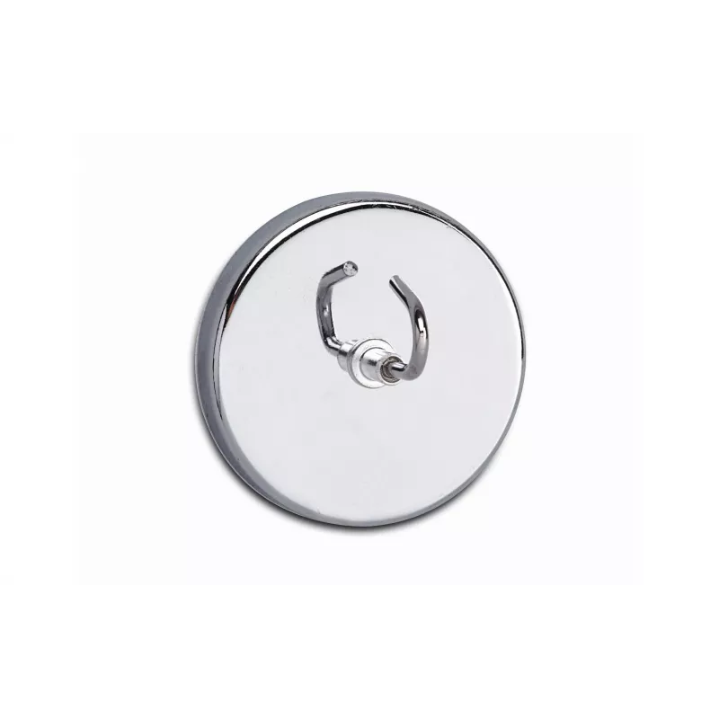 MAUL magnetinis kabliukas su dideliu kabliu, skirta naudoti patalpose, nerūdijantis plienas ir plienas, 52 mm skersmens, universalus kabliukas, plytelėms ir metalui 61555-96
