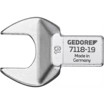 Gedore 7690960 7118-27 įstatomasis atviras veržliaraktis SE 14x18, 27 mm