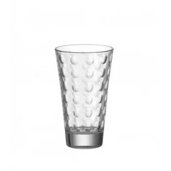 Esmeyer Leonardo OPTIC stiklių rinkinys, 300 ml, vidinis reljefinis dekoras, kūginės formos, 130 mm aukščio, 6 vnt. 410-749