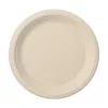 PAPSTAR Pure cukranendrių lėkštė, apvali, 230 mm, 50 vnt., kompostuojama, tinkama mikrobangų krosnelei 89866