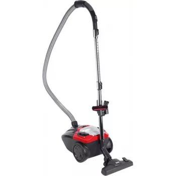 Fakir 3843003 cilindrinis siurblys, 700 W, 3 L dulkių maišelis, HEPA filtras, sausam valymui, raudonas/juodas