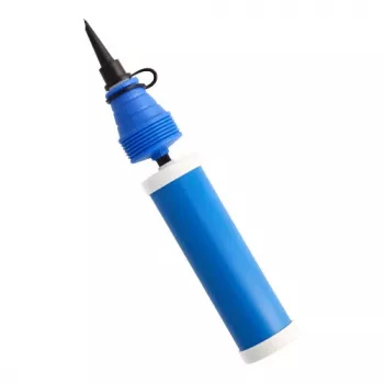 PAPSTAR dvigubo veikimo balionų pompa, mėlyno plastiko, 275 mm, 1 vnt. (89199)