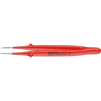 KNIPEX 92 27 62 VDE precizinės pincetės, smailiu smulkiu antgaliu, 150 mm, izoliuotos 1000V