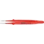 KNIPEX 92 27 62 VDE precizinės pincetės, smailiu smulkiu antgaliu, 150 mm, izoliuotos 1000V