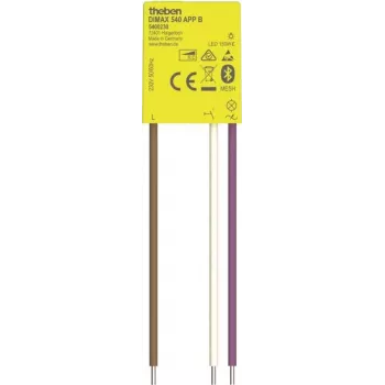Theben Mini-Universaldimmer UP DIMAX 540 APP B (5400230) – įleidžiamas universalus dimmeris su Bluetooth