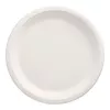 PAPSTAR pure cukranendrių lėkštė, apvali, 260 mm, 50 vnt., kompostuojama, tinkama mikrobangų krosnelei (89738)