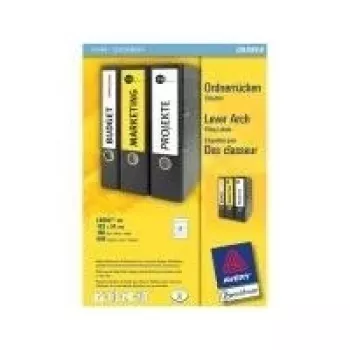 Avery L6060-100 baltos universalios etiketės 70 x 37 mm, 960 etikečių (40 lapų x 24)