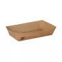 PAPSTAR pure 100% Fair padėkliukai bulvytėms, dideli, 10,5 x 17 cm, šviežio pluošto kartonas, rudos spalvos, 80 vnt. (87244)