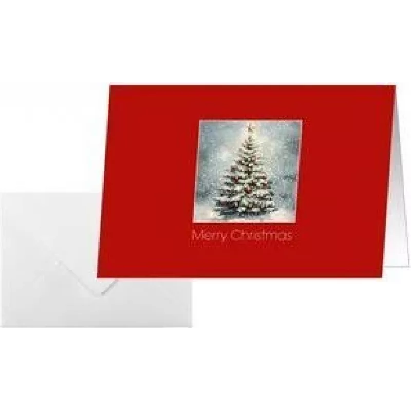 SIGEL DS643 Classic Christmas atvirukas, 115 x 170 mm, blizgus kartonas 220 g/m², inkjet/lazeriniams/kopijavimo aparatams, 1 vnt.