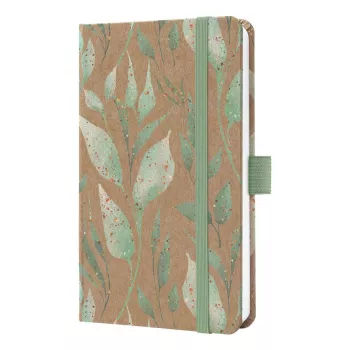 SIGEL savaitinis planeris Pure Sparkle Leaves Pflanze 2026, margaspalvis - A6 (J6802)