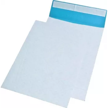 MAILmedia B4 siuntimo vokas su sustiprintu siūlu ir lipniu uždarymu, baltai mėlynas, 250 x 353 mm, 391080