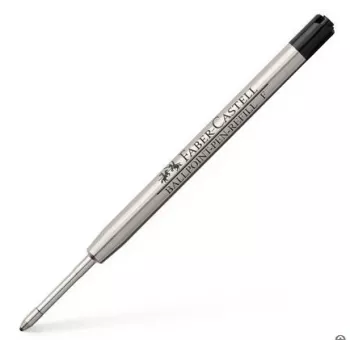FABER-CASTELL tušinuko didelės talpos šerdelė F, juoda, plieninis antgalis, skirtas karboninėms kopijoms - 1 vnt. (148744)