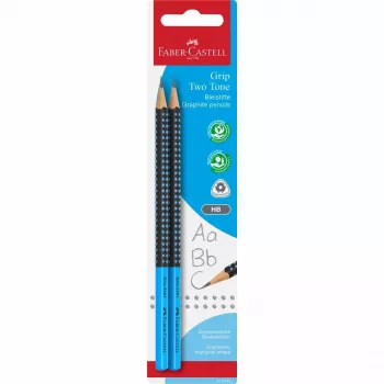 Faber-Castell GRIP 2001 TWO TONE mechaninis pieštukas, 2,0 mm, minkšta rankena, blisteris 517093