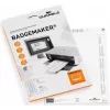 DURABLE BADGEMAKER® įdėklo etiketės 67 x 17 mm, baltos, 400 etikečių, A4 lapai, rašaliniams ir lazeriniams spausdintuvams 146102