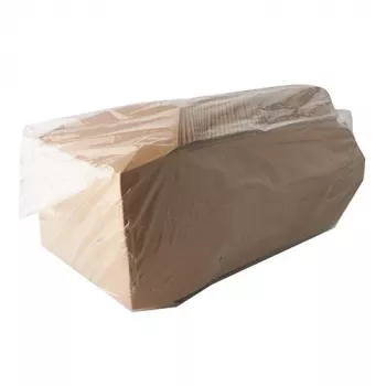 Papstar 87612 vienkartinė maisto talpa, kartoninė su PLA danga, ruda, 750 ml, apvali, 25 vnt. pakuotė