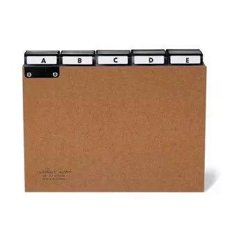 DURABLE Leitregister A5 5/5-tlg. A-Z angenietet Preßspan 1 ST 425511
