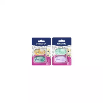 Pelikan ergonominė PVC neturinti plastikinė trintukas, 2 vienetų blisteris 400207753