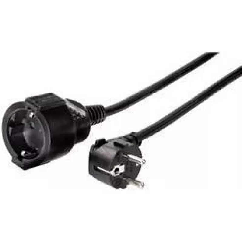 e+p SV 32 prailginimo kabelis 3 m juodas Schuko 1 lizdas 16A