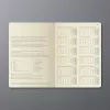 SIGEL Conceptum 2024 savaitinis planeris A5 juodas su elastine juostele, rašiklio laikikliu, dirbtinės odos viršeliu, 176 puslapiai, 145 x 210 mm, C2424