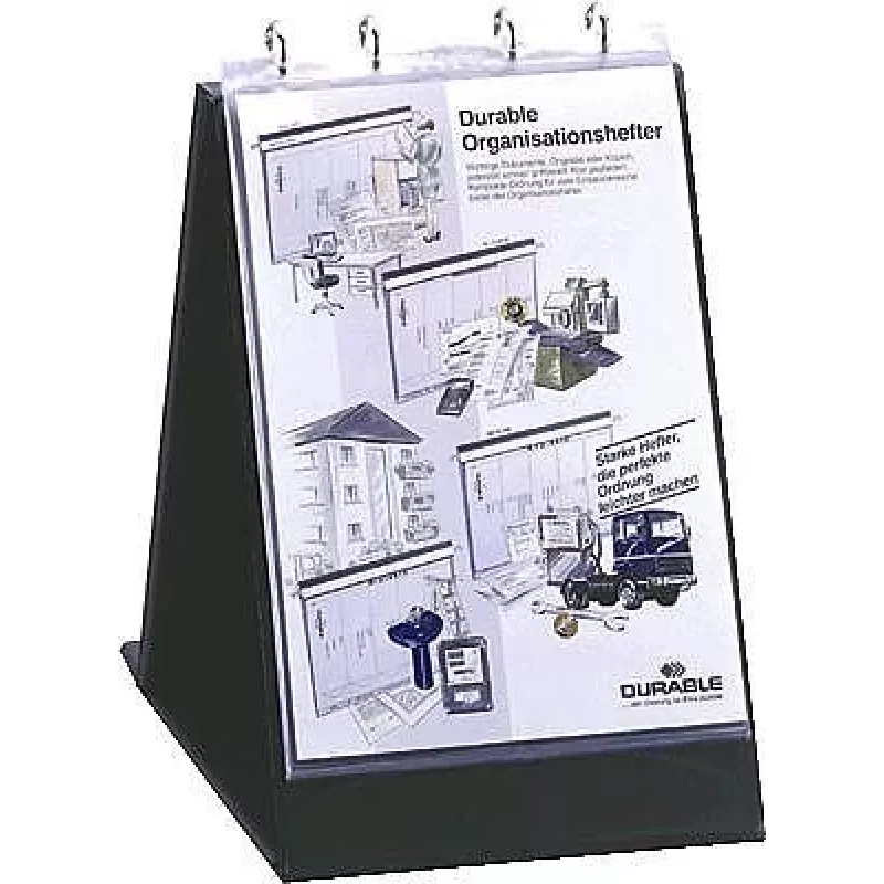DURABLE Flipchart maišeliai A3 gulsčio formato, 10 vnt., permatomi, anti-glare 857719