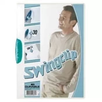 DURABLE SWINGCLIP 30 A4 segtuvas su spaustuku, permatomas (25 vnt.) 226014