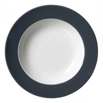 Ritzenhoff & Breker Doppio antracito sriubos lėkštė 220 mm porcelianas, 6 vnt. rinkinys 430219