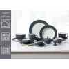 Ritzenhoff & Breker Doppio antracito sriubos lėkštė 220 mm porcelianas, 6 vnt. rinkinys 430219