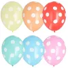 PAPSTAR Dots įvairiaspalviai latekso balionai, 29 cm, 100 vnt. 84525