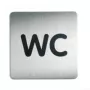 DURABLE PICTO WC piktogramos ženklas 150x150 mm savaiminio klijavimo akrilas 495723