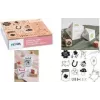 HEYDA Motif Stamp Set Luck, rinkinys medinių antspaudų įvairių dydžių ir dizainų, permatomoje dėžutėje, 1 rinkinys (204888666)