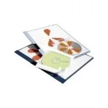 DURABLE CD/DVD FIX savaiminio lipduko taisymo etiketės, permatomos, 10 vienetų 521019