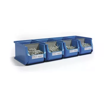 DURABLE LABELFIX® lipdukas-etiketės laikiklis 200x20 mm, permatomas, 10 vienetų 802019