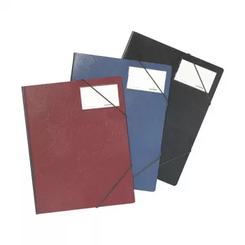 DURABLE Premium kampinis segtuvas A4 raudonas su elastinėmis kampų juostomis 2320-03