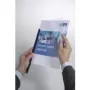 DURABLE A4 suspaudžiamos įrišimo juostelės, 100 lapų talpa, permatomas PP, 50 vnt. 293919