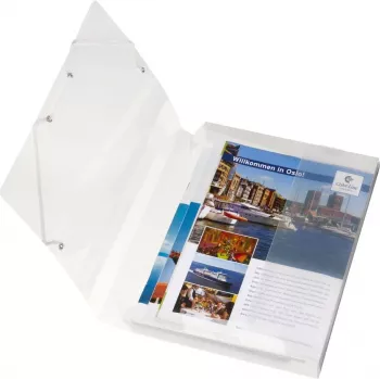 HERLITZ dokumentų dėžė DIN A4, polipropilenas, permatoma, 40 mm nugarėlė, 250 x 40 x 330 mm 1948678