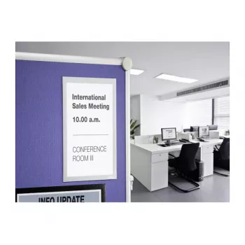 DURABLE DURAFRAME GRIP A4 informacinis rėmelis, lipnus, juodas, 1 vnt. 496823
