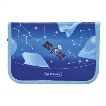 herlitz Cosmic Explorer pieštukinė, 31 dalis, poliesteris, 205 x 140 x 38 mm, 2 atvartai, kosminis dizainas 400197095