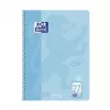 OXFORD Collegeblock TOUCH bloknotas su kvadratėliais ir paraštėmis A4, 80 lapų, 90 gsm, įvairių spalvų 400196079