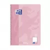 OXFORD Collegeblock TOUCH bloknotas su kvadratėliais ir paraštėmis A4, 80 lapų, 90 gsm, įvairių spalvų 400196079