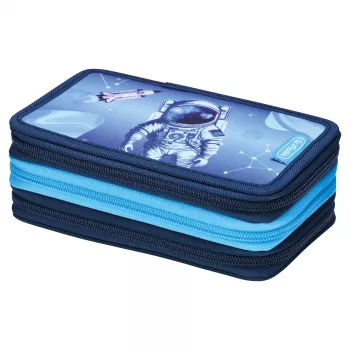 Herlitz TriCase Cosmic Explorer 31 dalių penalas, poliesteris, 3 skyriai, 3 užtrauktukai 400197093