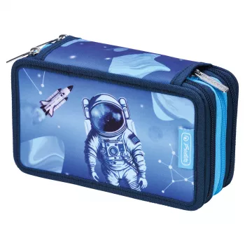 Herlitz TriCase Cosmic Explorer 31 dalių penalas, poliesteris, 3 skyriai, 3 užtrauktukai 400197093