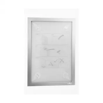 DURABLE DURAFRAME WALLPAPER A4 informacinis rėmelis, juodas, savaiminio klijavimo, magnetinis užsegimas 484323