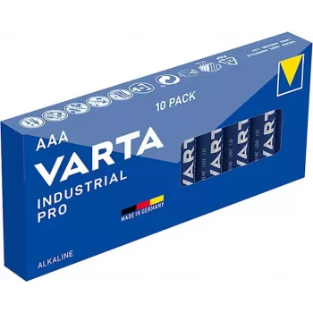 Varta Industrial AAA šarminė baterija 1.5V 1100 mAh - 10 vnt. (LR03)