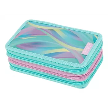 Herlitz TriCase Minty Love penalas, 31 dalių, poliesteris, trys skyriai, 3 užtrauktukai 400205914