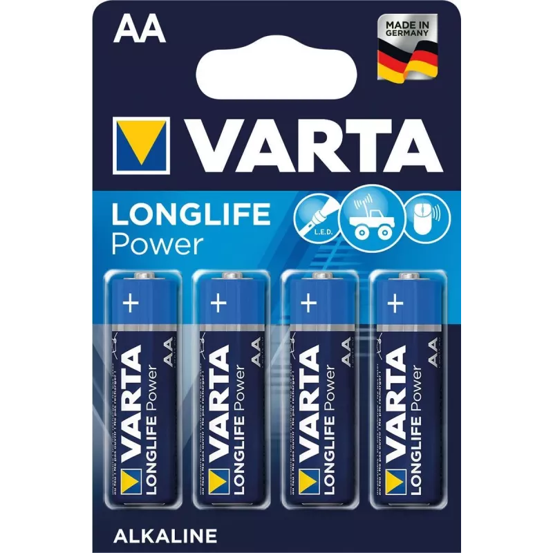 Varta High Energy 04906 AA šarminės baterijos, 4 vnt.