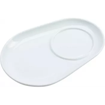 Ritzenhoff & Breker BIANCO ovalus porceliano padėkliukai, 125 x 180 x 20 mm, balti, 6 vnt. 425895