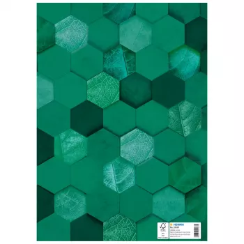 HERMA X sąsiuvinių viršelis, kartonas, DIN A4, tamsiai žalias, 10 vienetų 20087