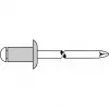 GESIPA aklinė kniedė su kupoline galvute 3 x 7 mm aliuminis/plienas, 500 vnt. (6300146)