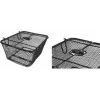FISCHER PLUS Safe dviračio galinio bagažinės krepšys, smulkaus tinklo plieninė viela, juodas, 24 L, 10 kg 50655
