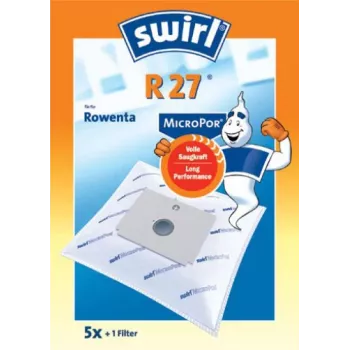 Melitta Swirl R 27 MicroPor dulkių siurblio maišeliai, 5 vnt. 170654